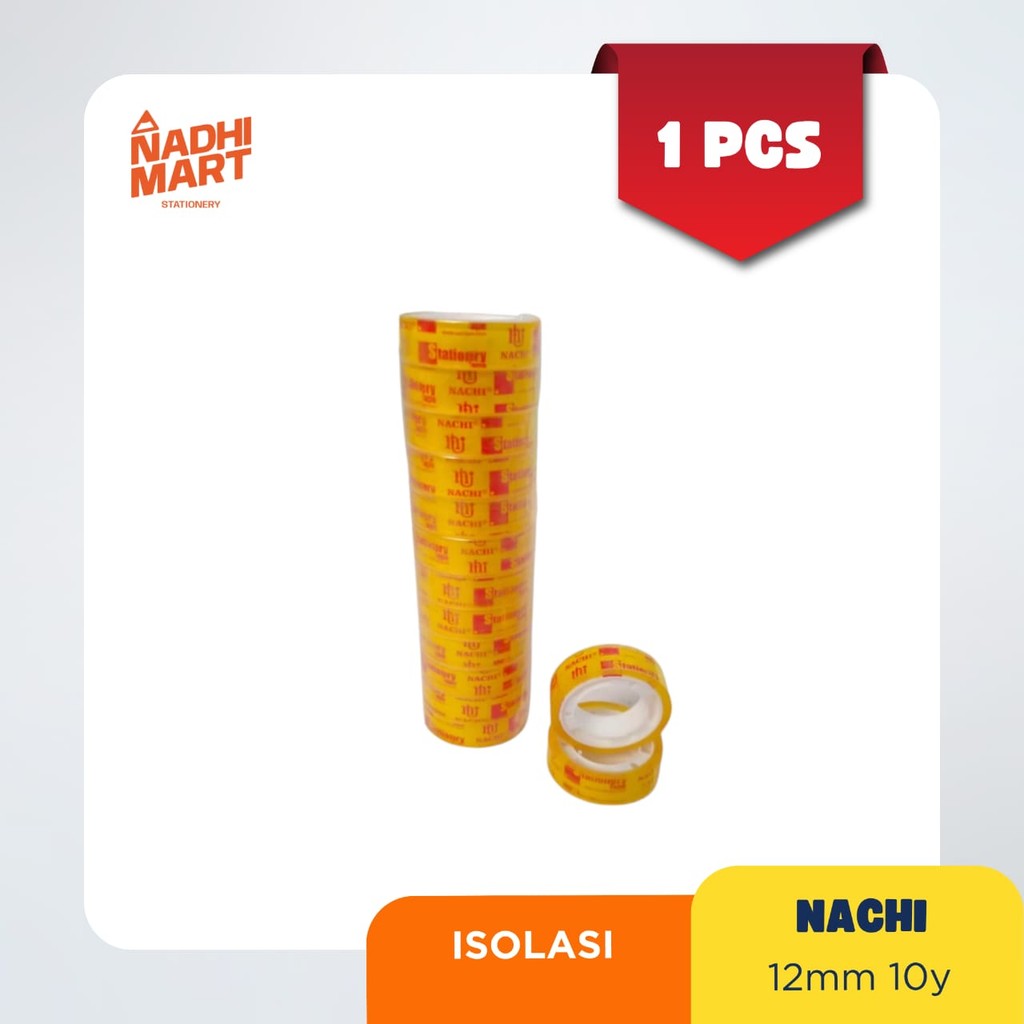 NACHI ISOLASI BENING / ISOLASI KERTAS KECIL /  CELL NACHI 12MM 10Y