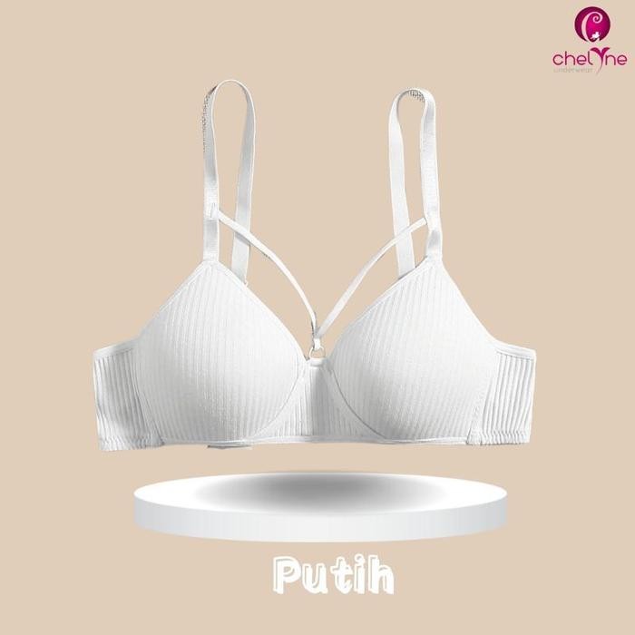 Best Quality~[fast_mart1] Chelyne BH Wanita 8872 Daily Bra Tanpa Kawat - BH Remaja Harian Bahan Kaos