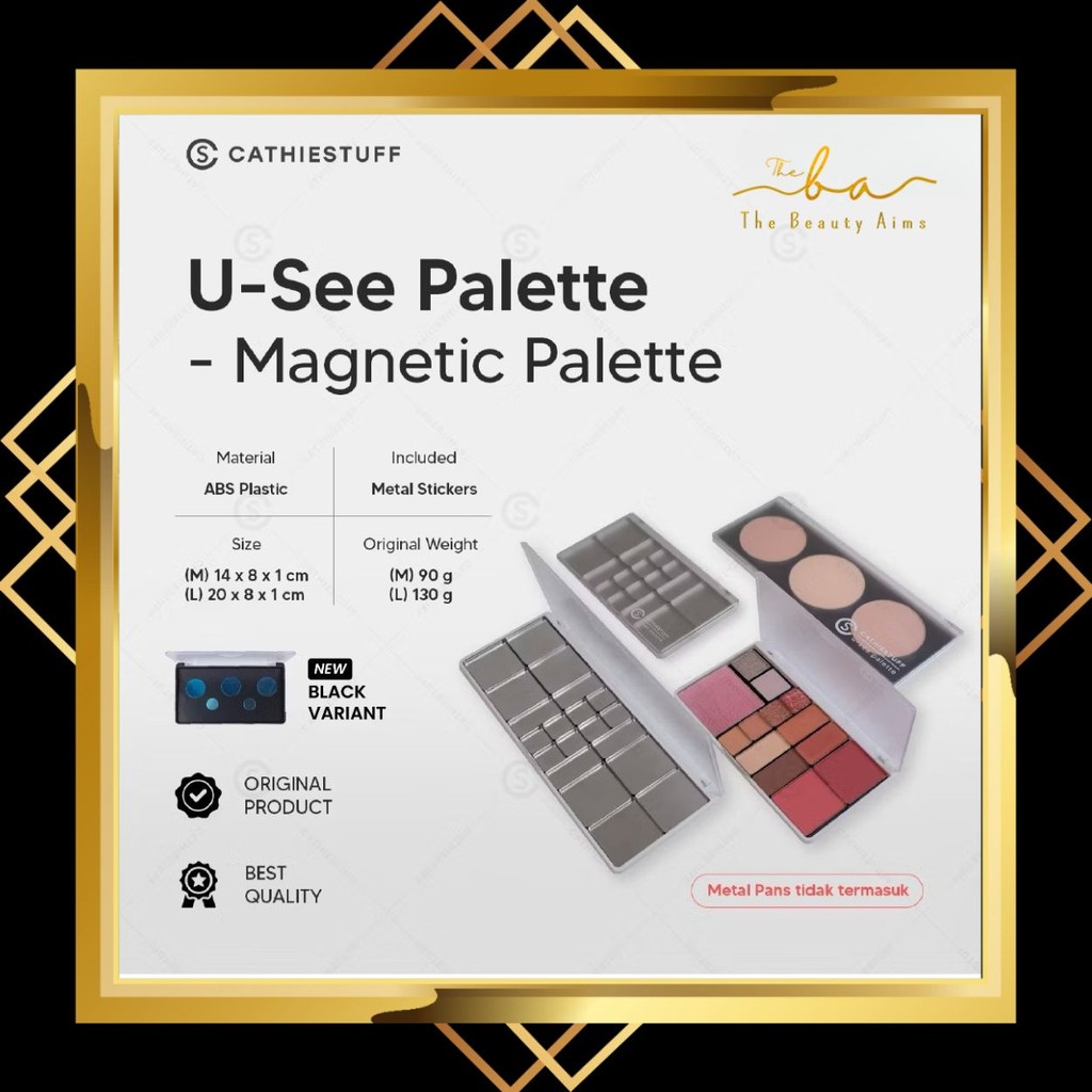 CATHIESTUFF Usee Palette / U See Magnetic Palette Kosong Cathie Stuff