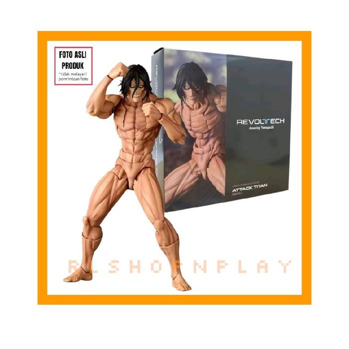Figure Eren Yeagar Titan Version Attack on Titan Revoltech - Eren Yeagar AoT Revoltech