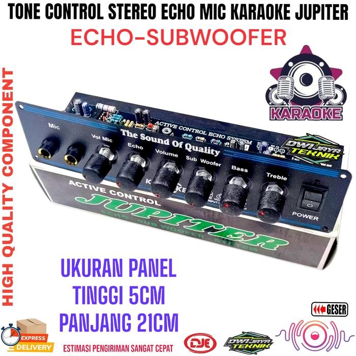 Tone Control stereo Echo Mic Karaoke Subwoofer Jupiter CVJA