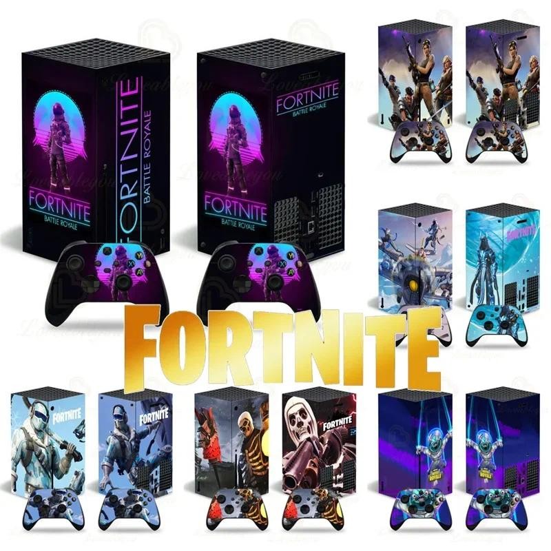 P-1000 8-Ball FORTNITE Battle Console Stickers for SONY XBOX Series X Full Body Color Knight Skin De
