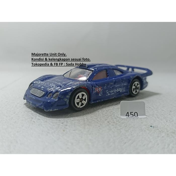 HW  Diecast Majorette Mercedes-Benz CLK GTR Biru Unit Only