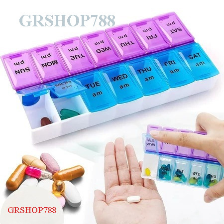 Kotak Obat / Tempat Obat / Tempat Obat Harian / Kotak Obat Harian / Medicine Box / Kotak Obat 7 Hari