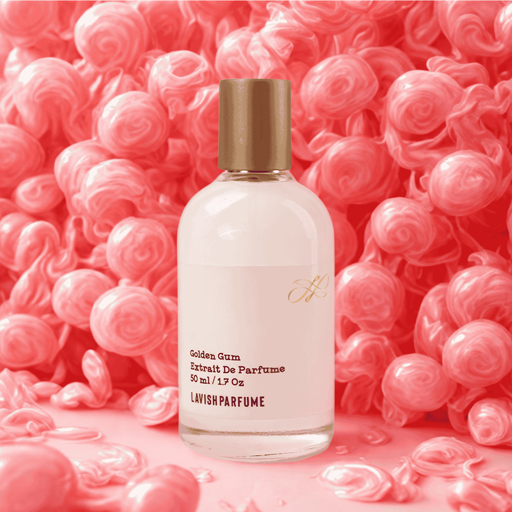 Lavish Parfume Golden Gum - Parfum Inspired By BUBBLE GUM Extrait De Parfum Minyak Wangi Unisex Pria