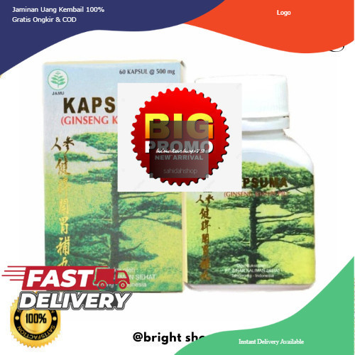 ))))))kianpi_store1(((((( Kianpi Pil Ginseng Kap - Penggemuk Badan Wisdom ASLI