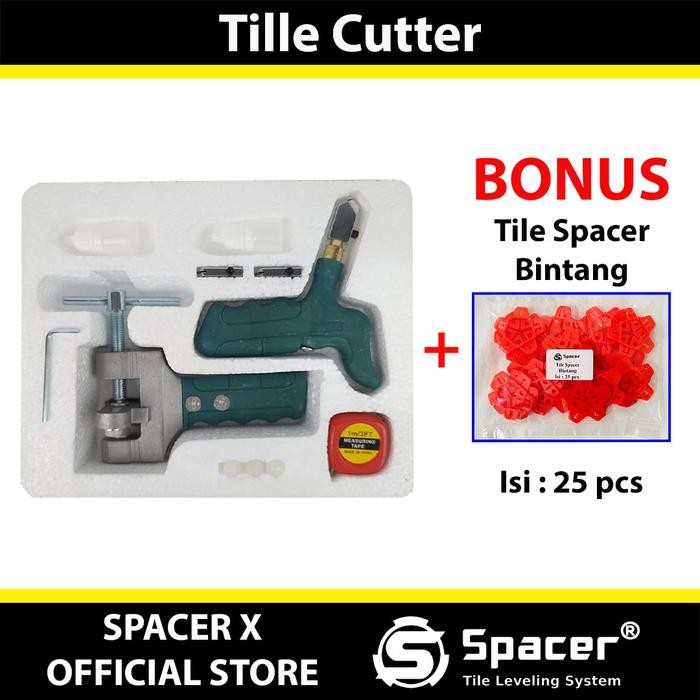 Alat Pemotong Kaca Aquarium Keramik Ubin Granit Glass tille Cutter - Hijau