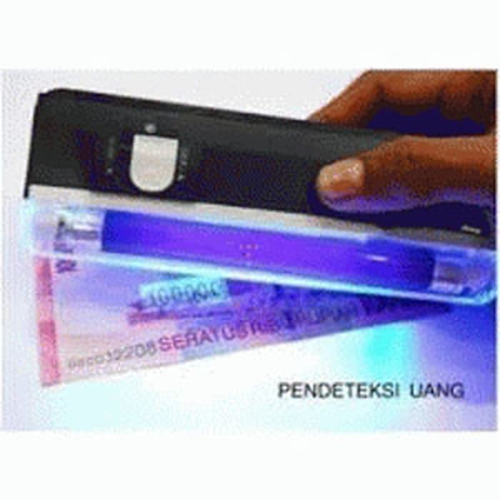 Money Detector Lampu Uang Palsu Alat Pengecek Uang Kasir Toko Portable Size