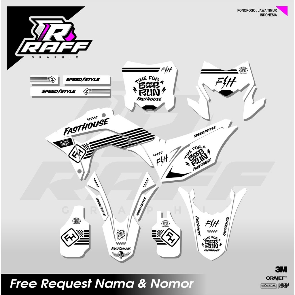 Decal Crf Fasthouse Decal Crf 150 L Fasthouse