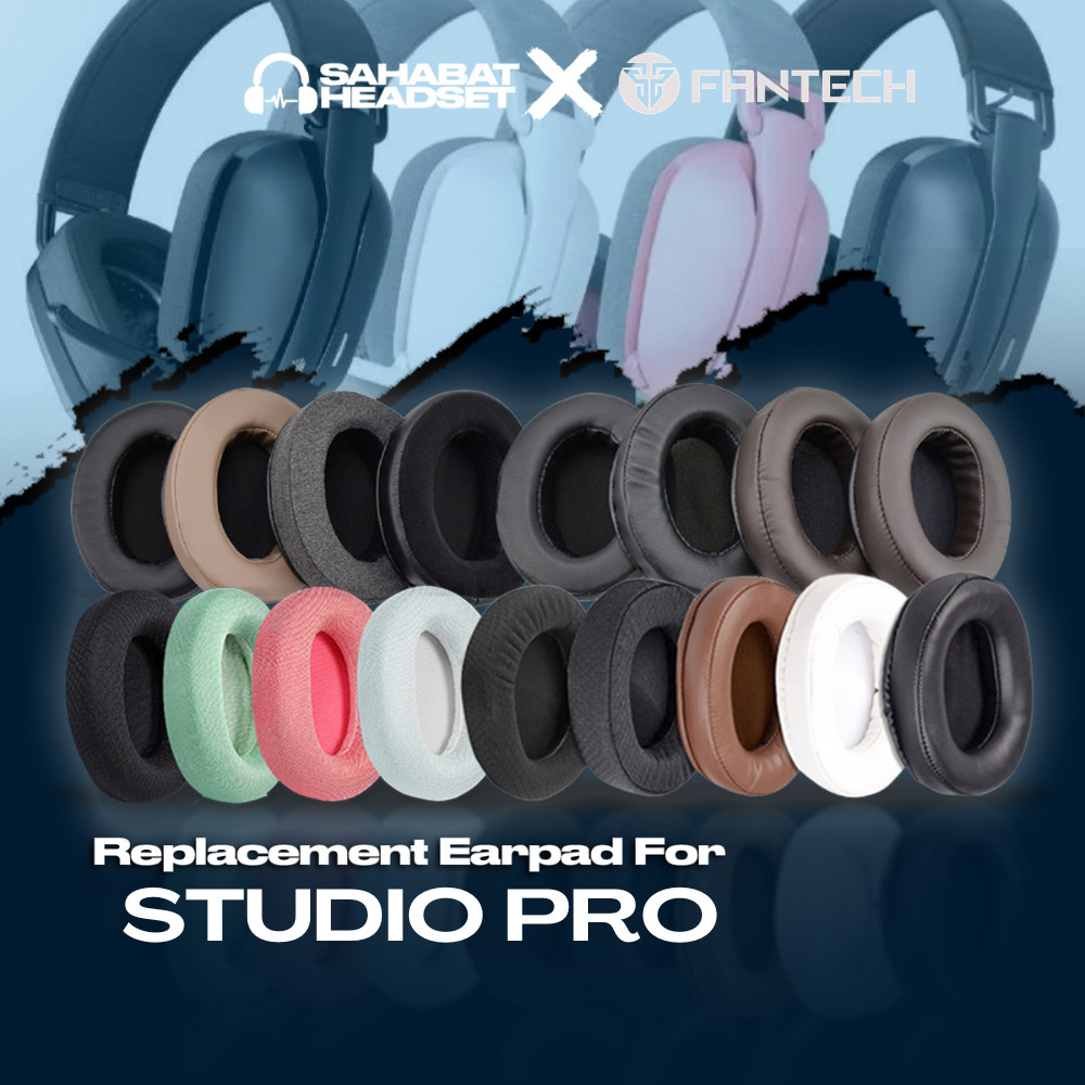 Earcup Earpad Ear Cushion FANTECH Studio Pro Studio-pro  Busa Bantalan Foam Pad