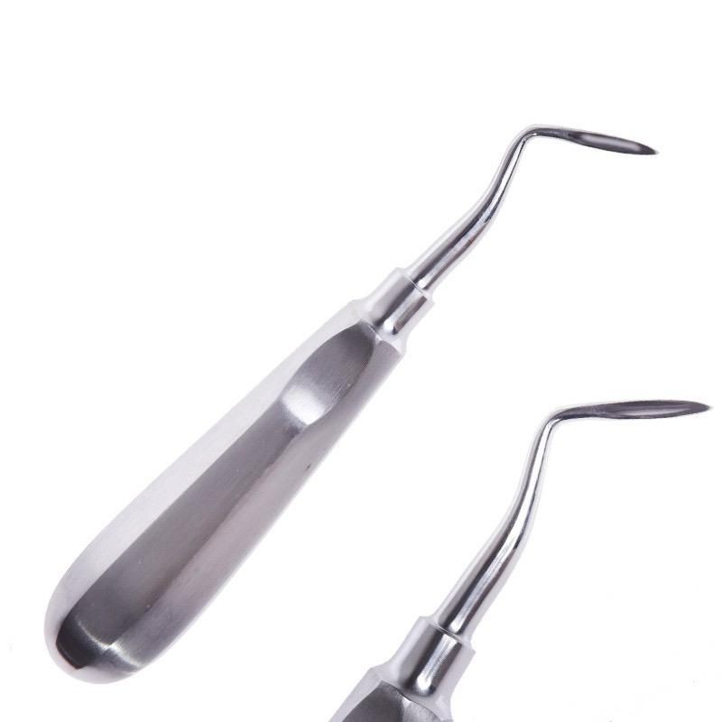 Bein bengkok lengkung / dental luxator / root elevator alat tang cabut akar gigi radix radiks-AD