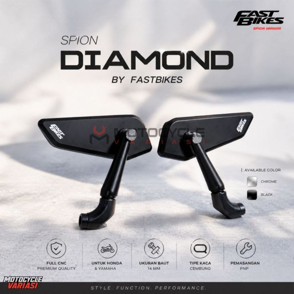 Spion Diamond Model H2C Sirkuit Fast bikes Universal