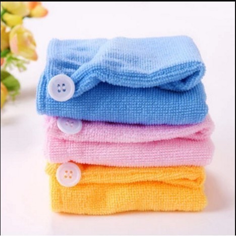 Handuk Pengering Rambut Microfiber / handuk keramas kepala ukuran kecil untuk anak-anak  / Handuk Pe