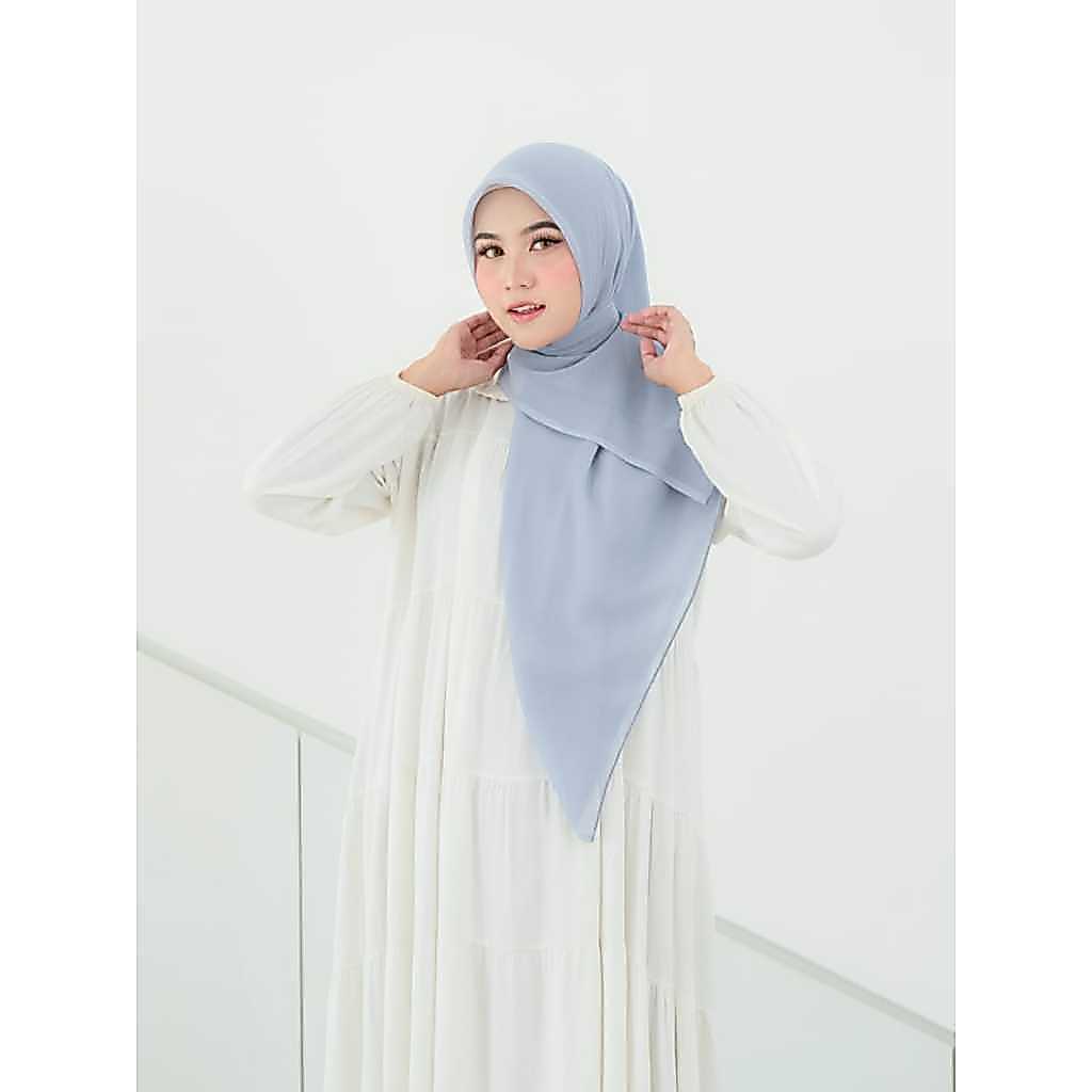 Paris plain japan squre (hijab segiempat bahan paris japan...