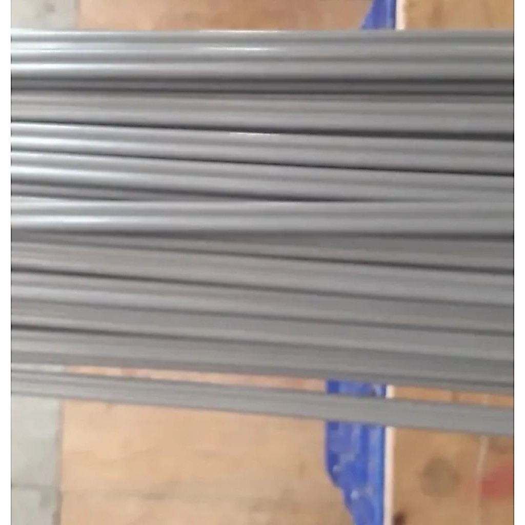 kawat las pvc double abu