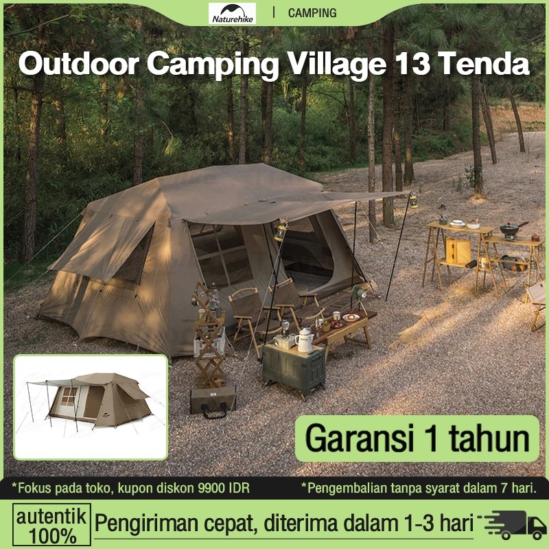 Naturehike Tenda Village 13 Village 13 Automatic Tent 4-8p Preloved Like New