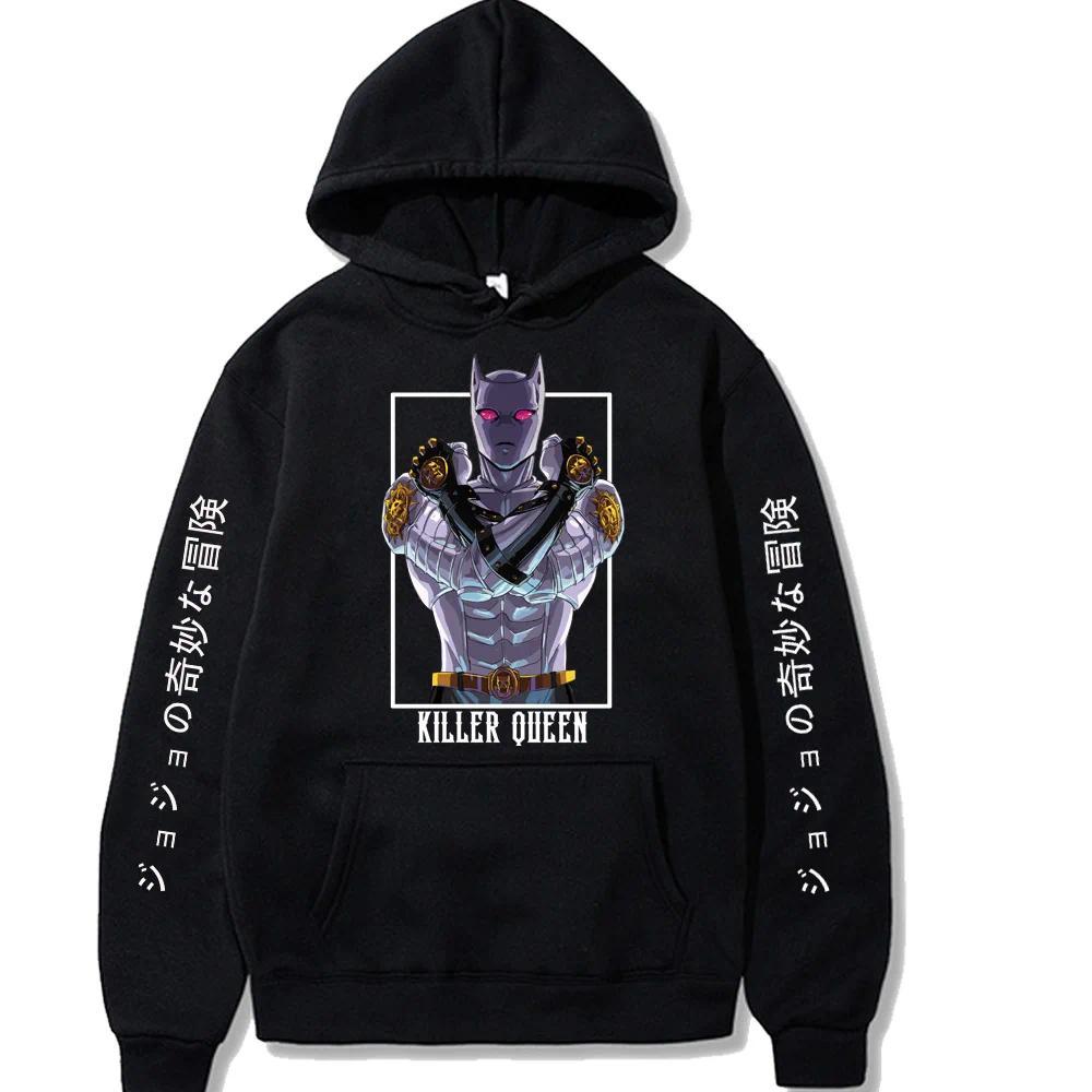 Jaket anime Jojo Bizarre Adventure Killer Queen Anime Manga Hoodie Pullovers jojo bizzare adventure