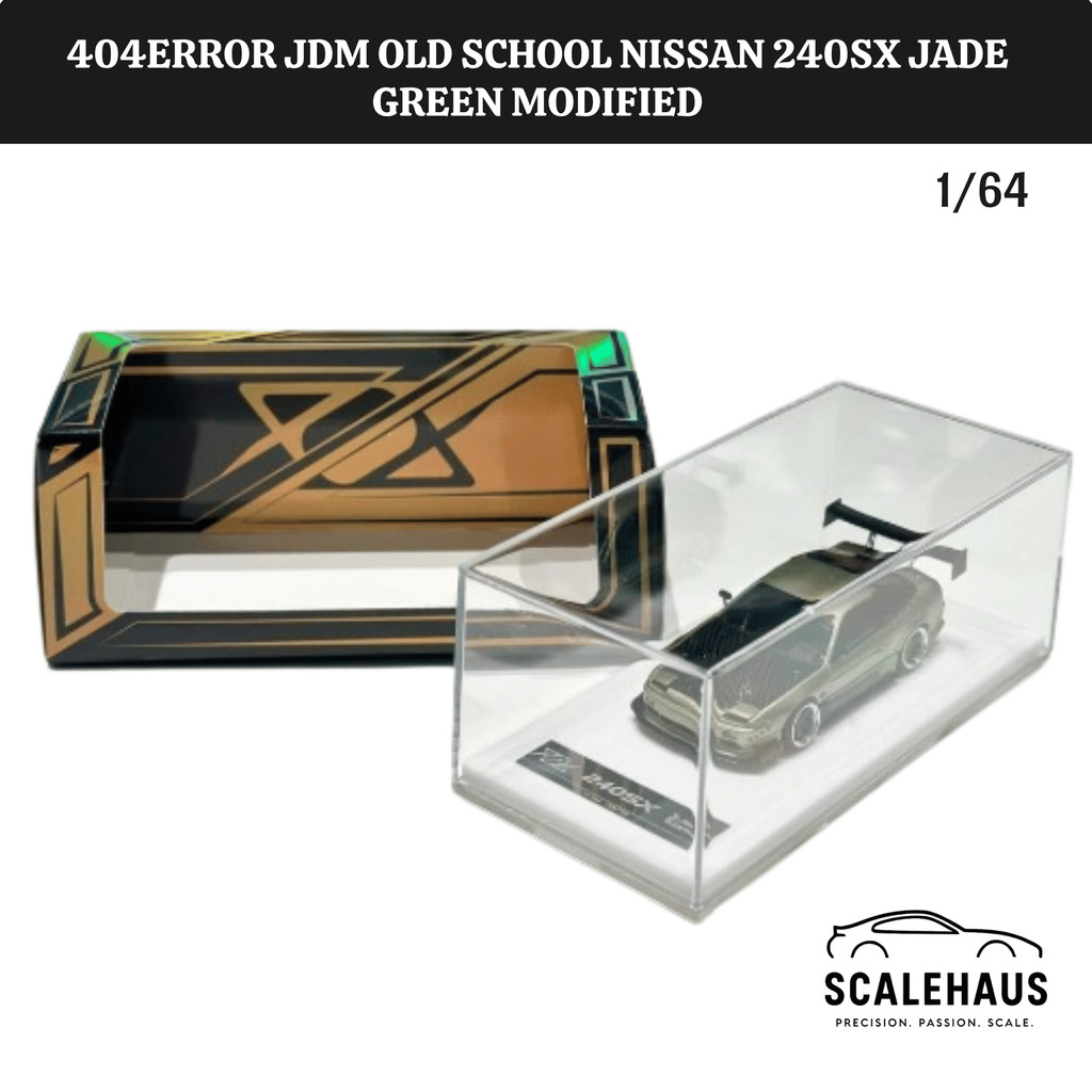 404Error Model 1/64 JDM Old School Nissan 240SX Jade Green