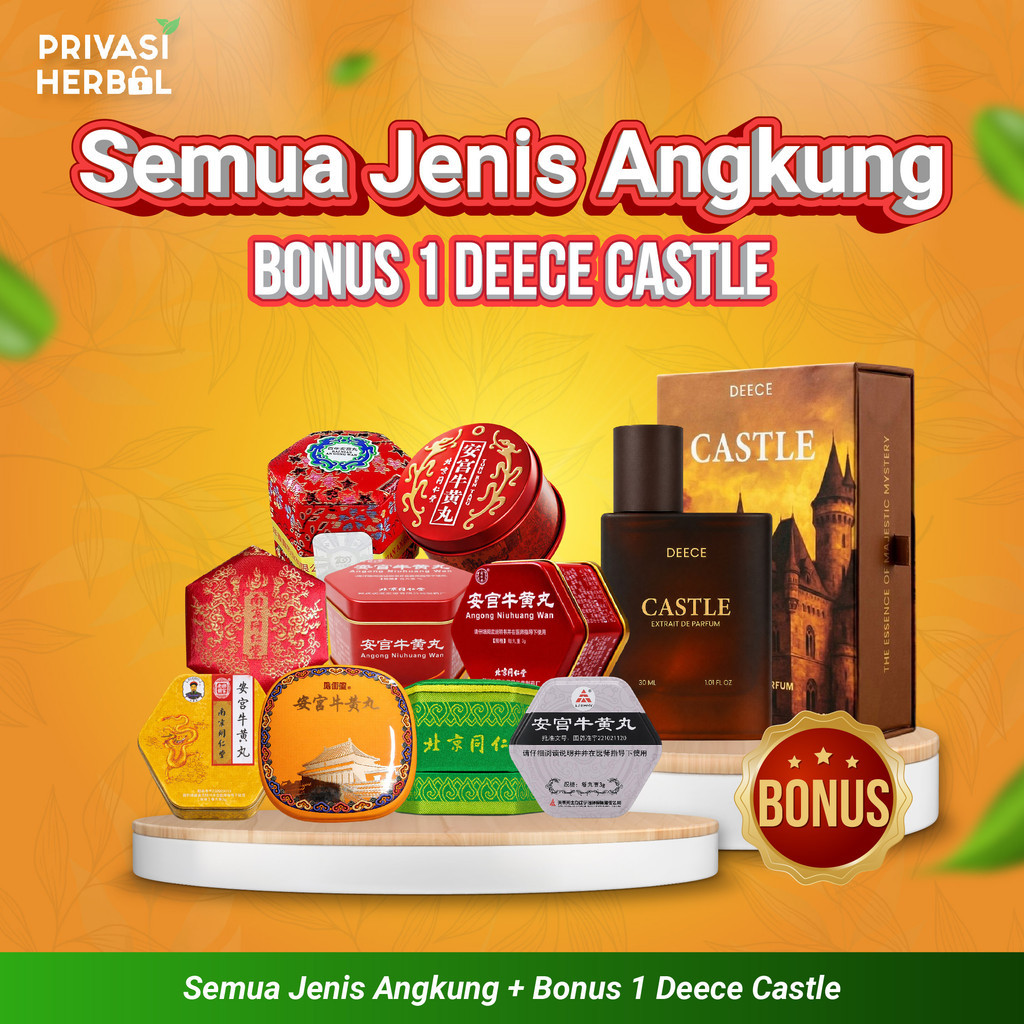 Obat China Angong Niuhuang Wan Original Angkung Original Obat Stroke Saraf