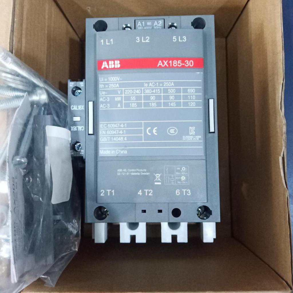 contactor/kontaktor ABB AX185 -30-11-80 380V