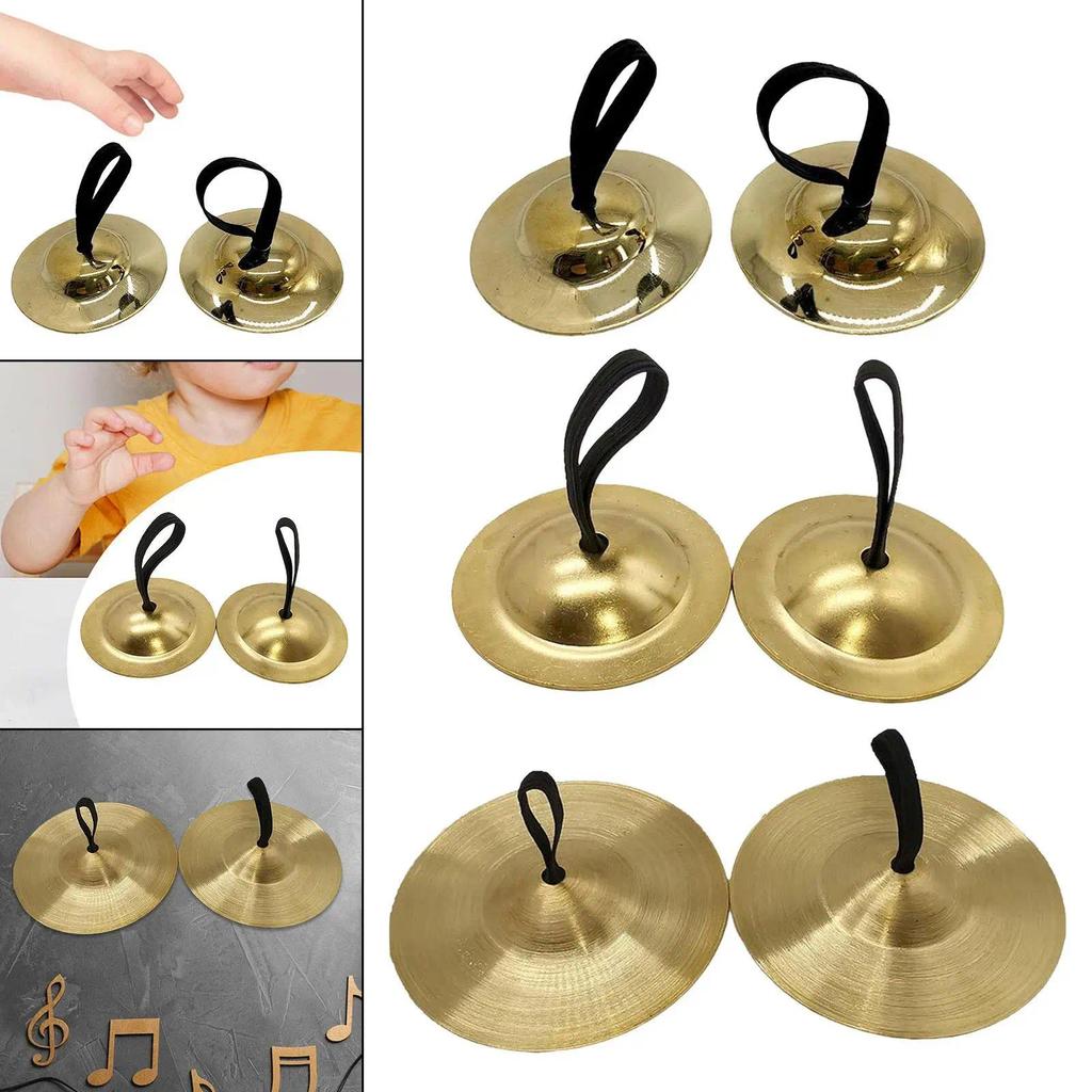 Crash Cymbal for Kids, Hand Cymbals, Belly cing Cymbals, copper Finger