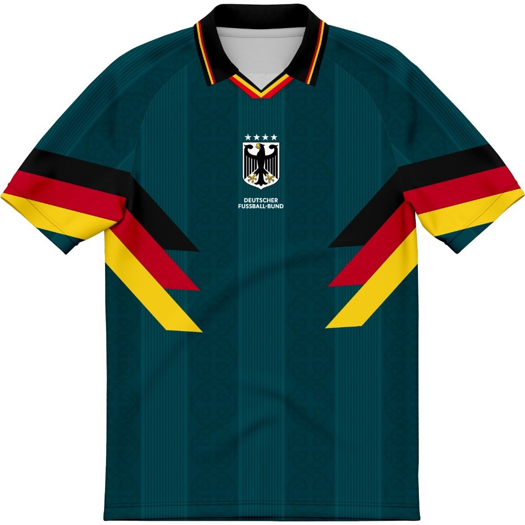 FHIRMAN.CO JERSEY RETRO JERMAN 1992 FULLPRINTING FREE NAMESET