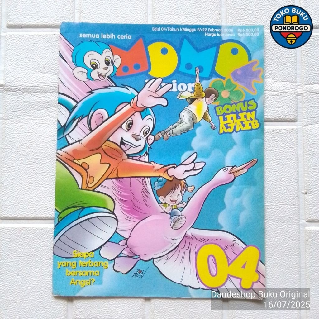 Majalah Momo Junior - Majalah Anak TK PAUD