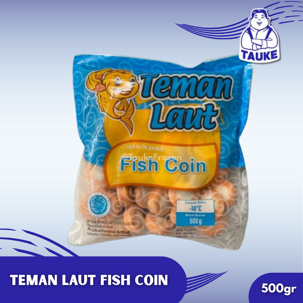 Teman Laut Fish Coin / Koin Ikan 500gr
