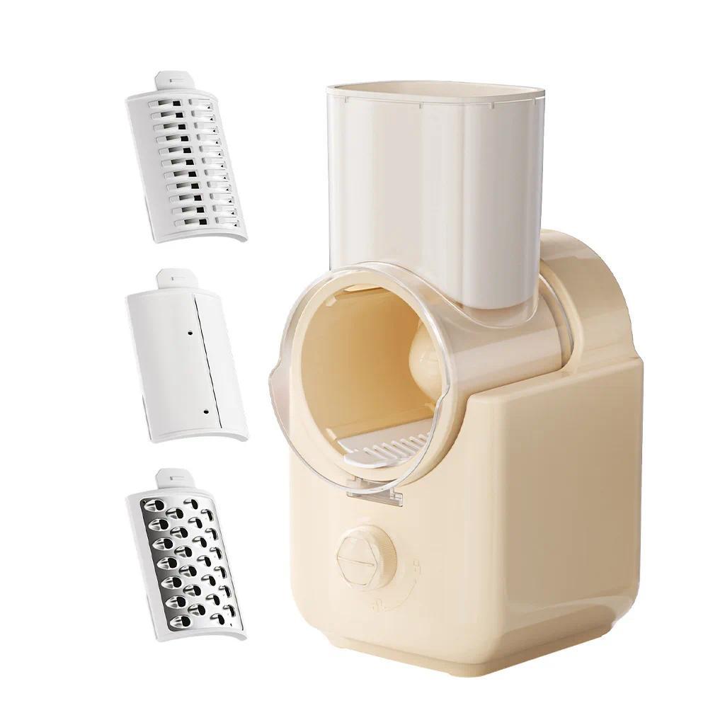 DIVEDEER Multi-Function Vegetable Cutter, Electric Kitchen Slicer, Vegetable Slicer, Potato Grater, 