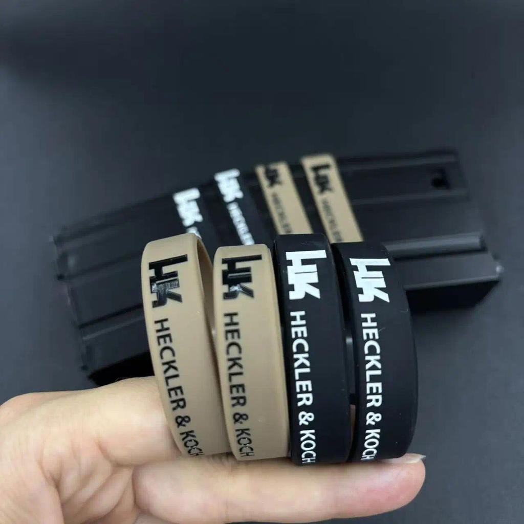 4PCS HK  Tactical Magazine Marking BandMagazine Marking Rubber Band for M4M16 AR15 AK 47 74 Universa