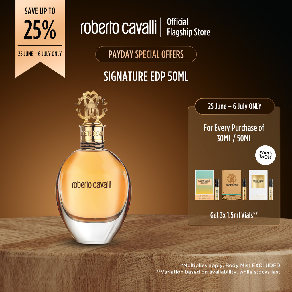 Roberto Cavalli Signature EDP 50ml - Parfum Wanita