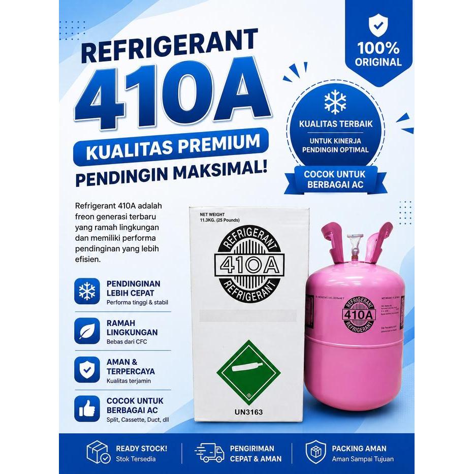 FREON REFRIGERANT R410 11.3 Kg - FREON R410