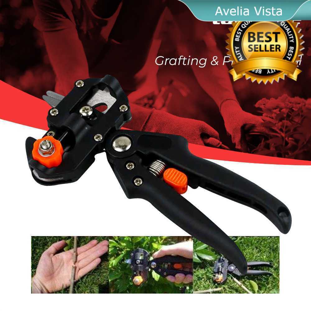 Gunting Bonsai Gunting Cangkok Okulasi Stek Batang Tanaman Grafting