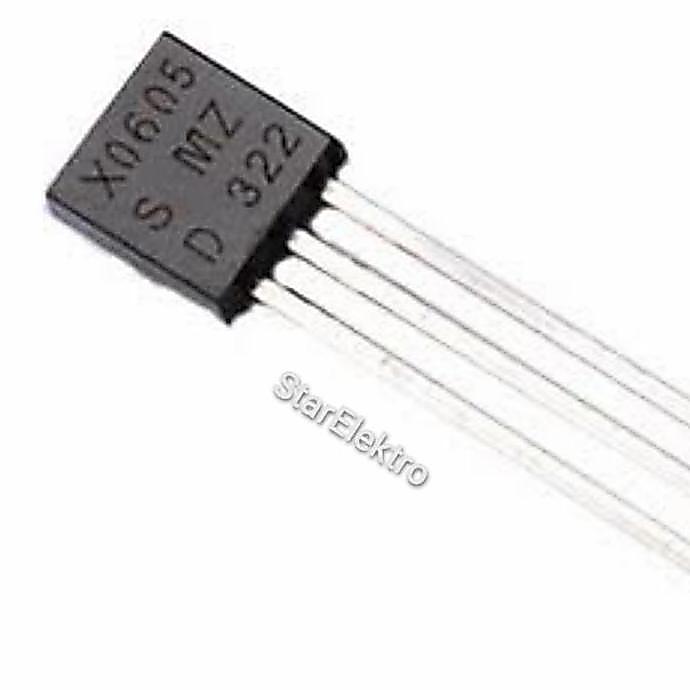 X0605 X0605MA THYRISTOR 1A 600V TO-92 X 0605 S MZ X0605MZ SE27