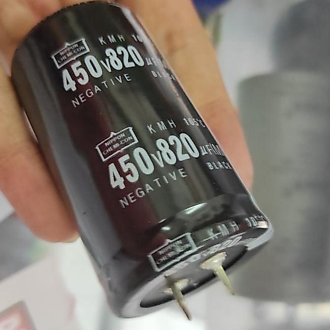 820UF 450V ELCO CAPACITOR 820 UF 450 V PCMED