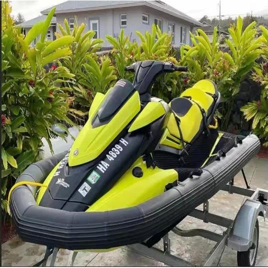 Water Travel JetSki Boat Jet Ski Powered Inflatable Tender Mixes A Jet Ski Boat Jet Tender For Sale