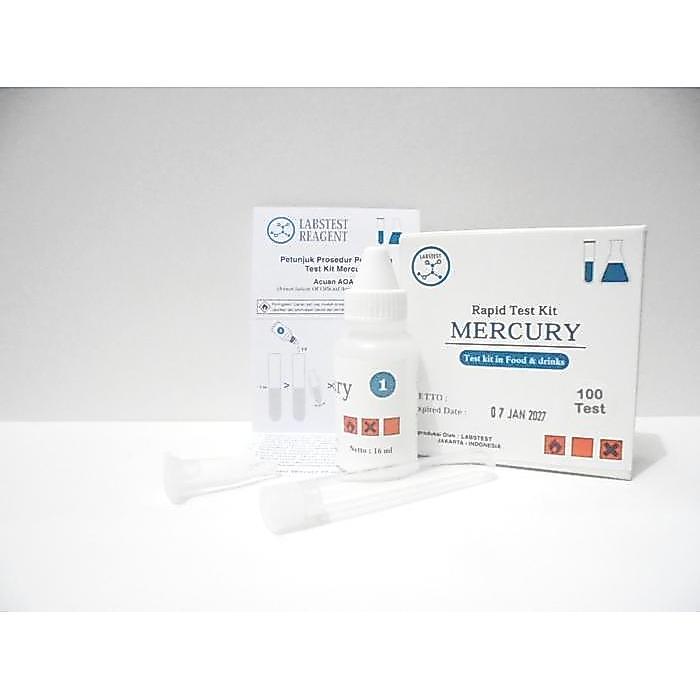 Test Kit Mercury (Merkuri), Rapid Testkit Mercury (Hg) Dalam Kosmetik Original