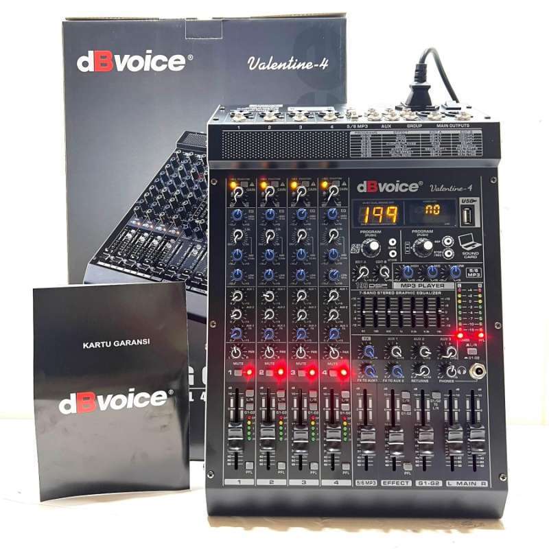 MIXER DBVOICE 4 CHANNEL VALENTINE 4 VALENTINE-4