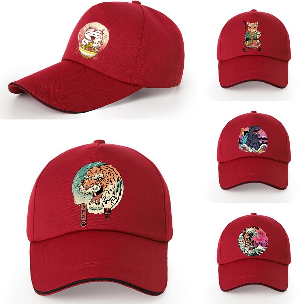 Topi Baseball Running Cotton Sports Outdoor Hiking Adjustable Baseball Cap Sun protection Casual jap