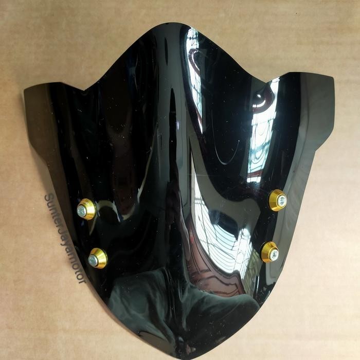 Visor CB150R Old, Windshield CB 150R Old Plus Baut Monel 4 pcs - Kuning