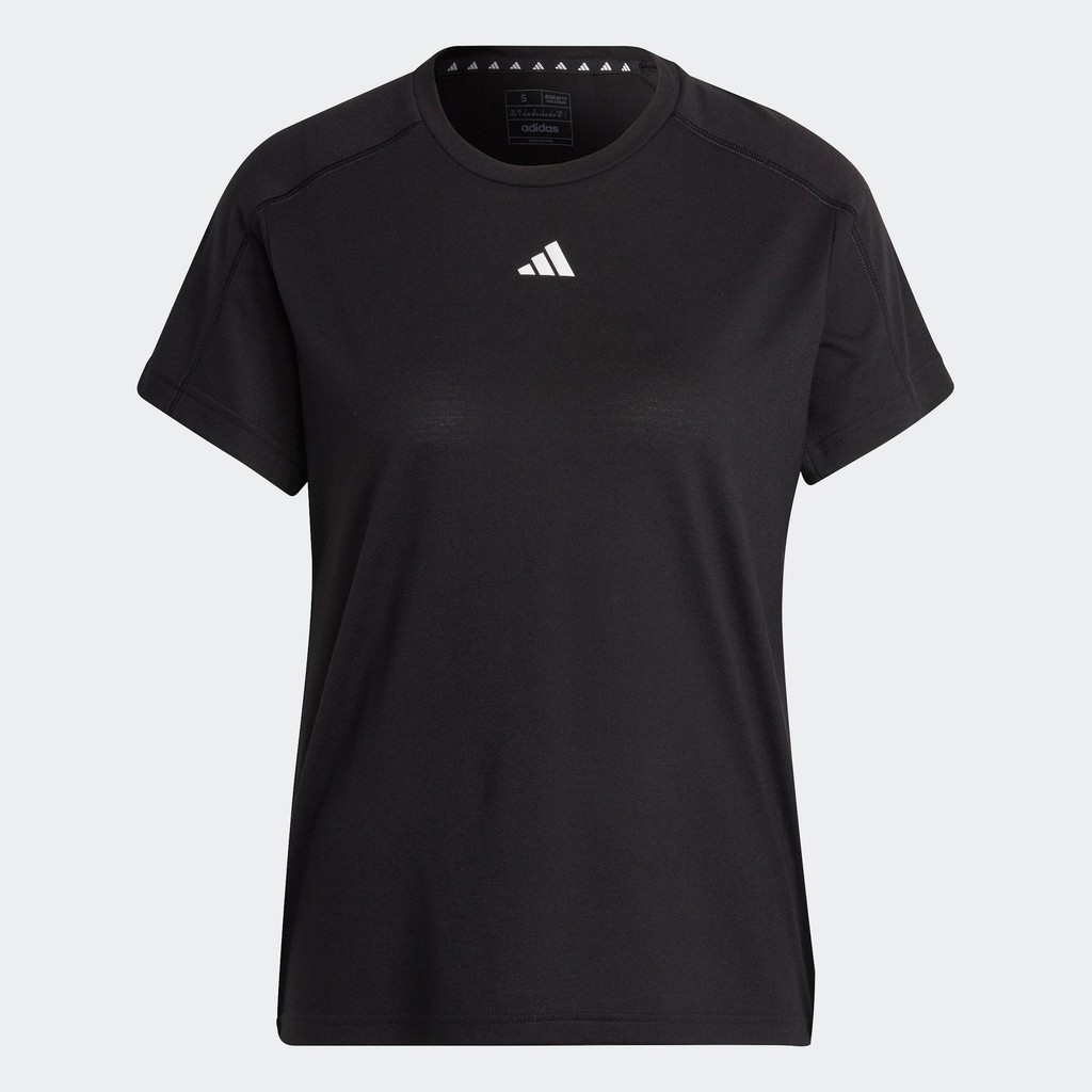adidas Gym & Training AEROREADY Train Essentials Minimal Branding Crewneck Tee Women Black HR7795