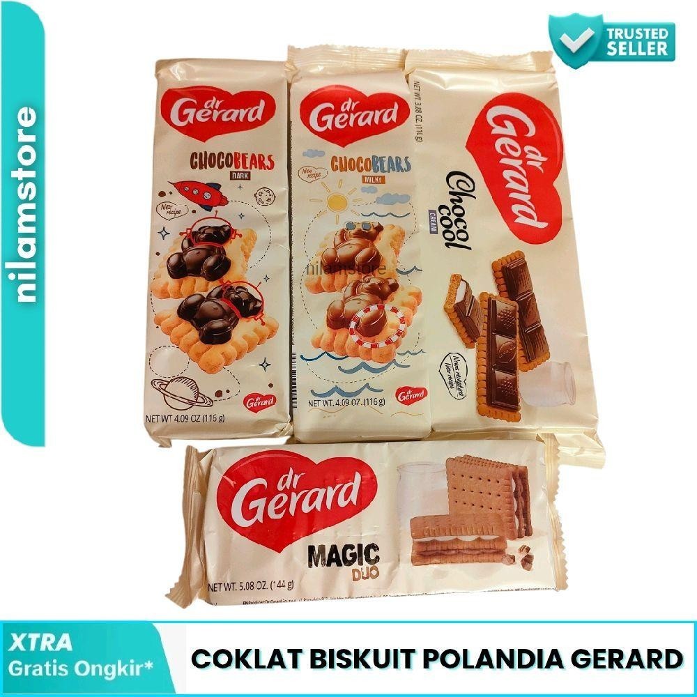 

Cokelat Biskuit Dr Gerard Enak exp jauh Choco Bears Milk Cokelat bentuk beruang Maltikeks