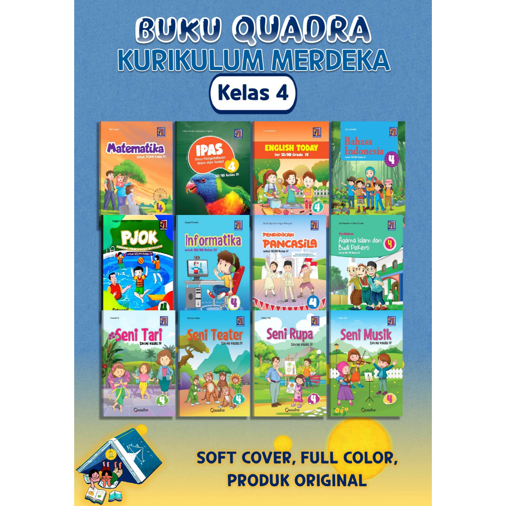 BUKU QUADRA KELAS 4 SD/MI KURIKULUM MERDEKA