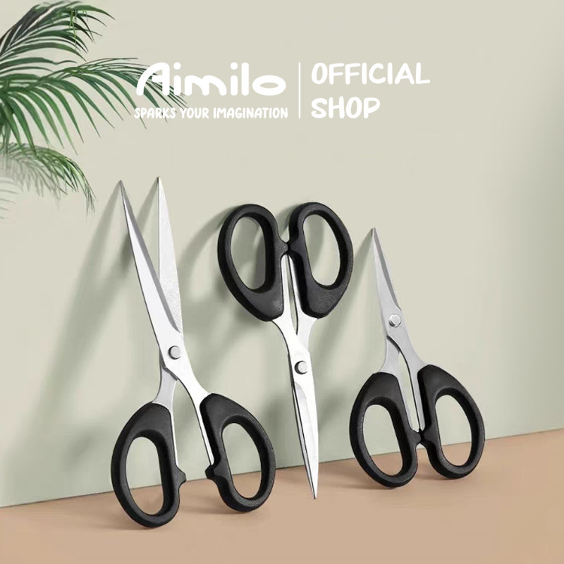 

Aimilo Gunting Scissors Stainless Steel 12/16/20cm Cocok Untuk Perlengkapan Rumah/Kantor/Sekolah