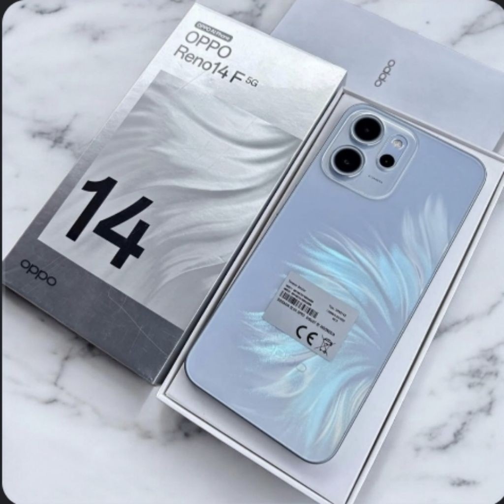 oppo reno 14f versi ram 12 dan ram 8 256gb hp second lengkap resmi siap pakai istimewa