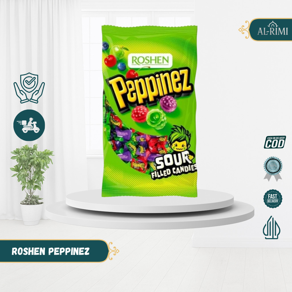 

ROSHEN PEPPINEZZ SOUR CANDAY 900g&500G CANDY gummy From Raimi Mart Indo