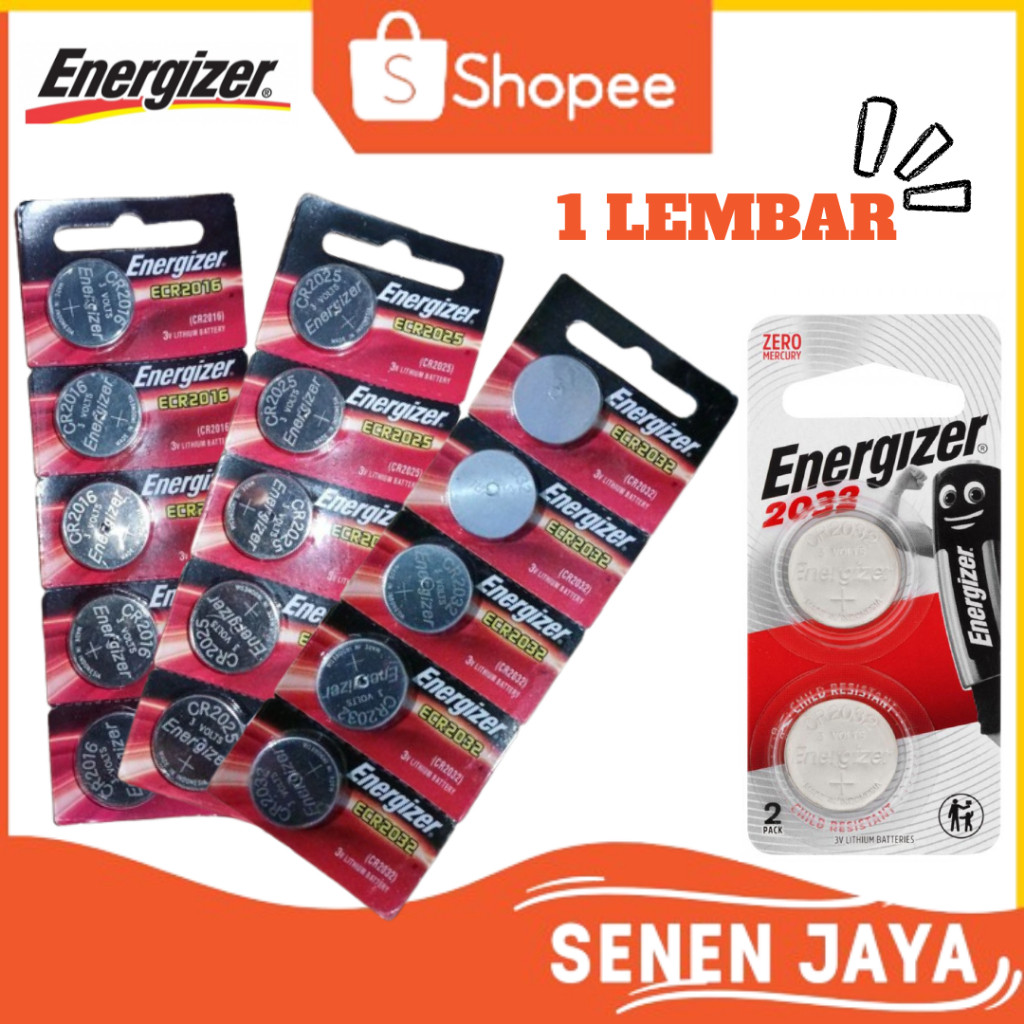 

PERLEMBAR!!! Baterai CR2032 Energizer 3V Lithium Batre Remot Motor CR2032 2032 Batre Kancing CR2032 Baterai CR2025 ENERGIZER BATRAI CR2016 ENERGIZER BATERAI REMOT MOTOR KEYLESS
