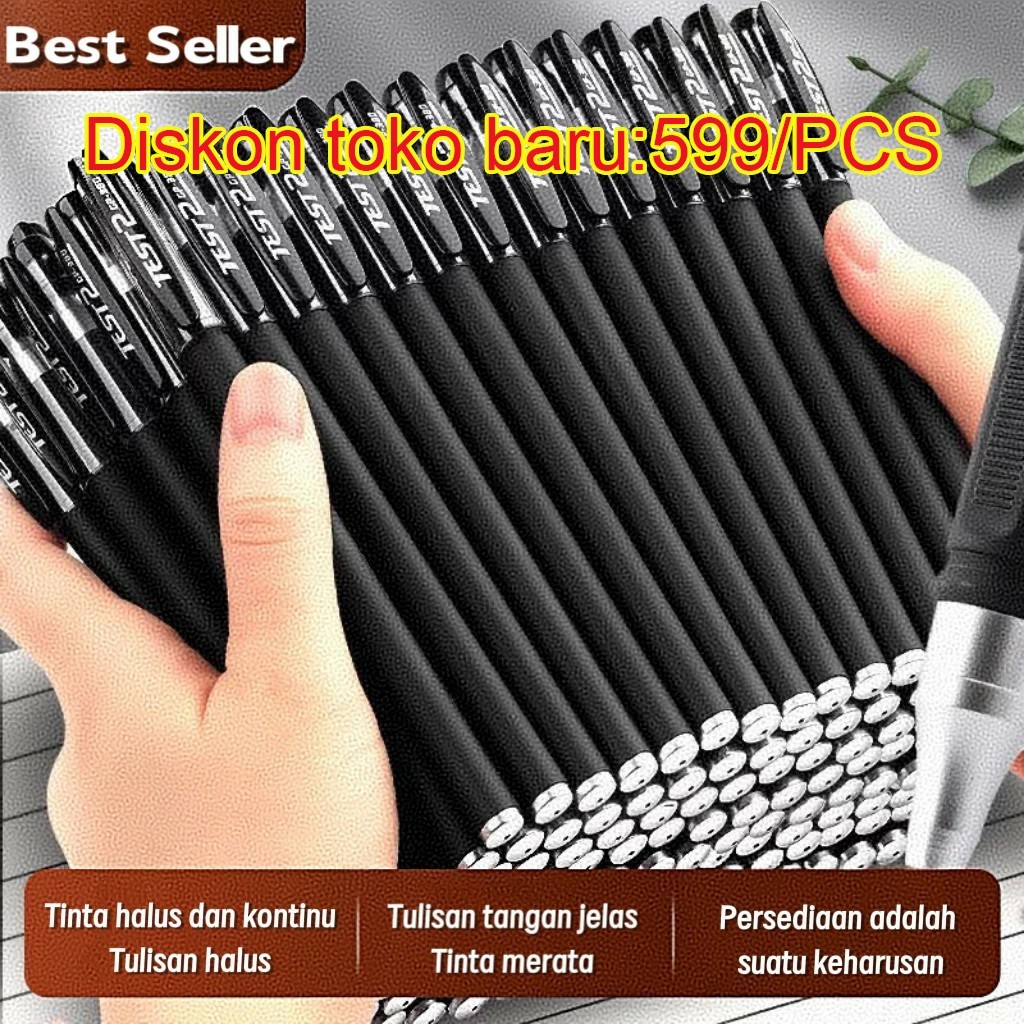 

New Gel Pen Pulpen Gel Tabung Jarum Penuh 0.5mm BALLPOINT PULPEN PERLENGKAPAN SEKOLAH PERLENGKAPAN KANTOR PENSIL ALAT TULIS MSB024Premium