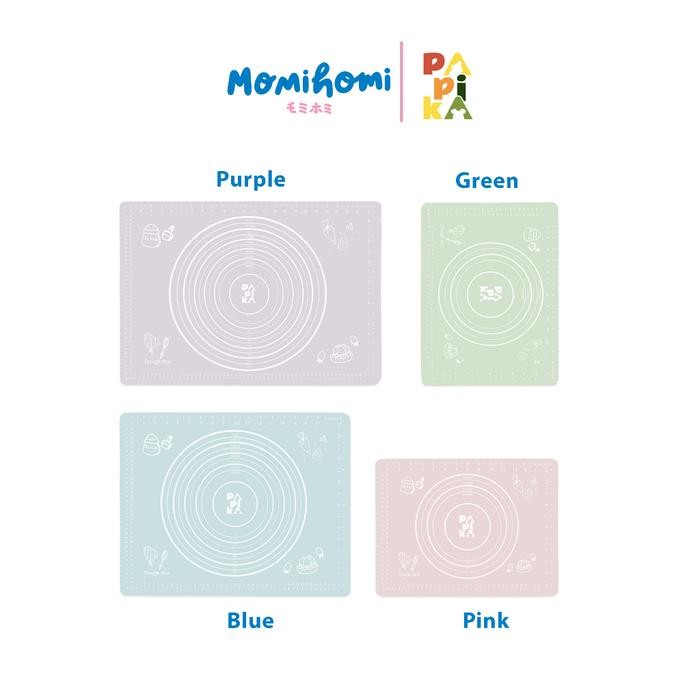 

Papika Alas Adonan Kue Baking Bahan Silikon Anti lengket Tahan Panas / Tatakan Alas Ukur Adonan Silikon / Silicone Mat Alas Ukur Adonan Pizza Tepung Food Grade Tatakan - Biru, 40x30 cm, Papika