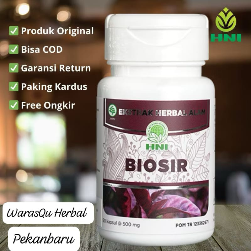 BIOSIR HNI HPAI Meringankan Gejala Wasir Ambeyen BAB || Original 100% | 50Kapsul